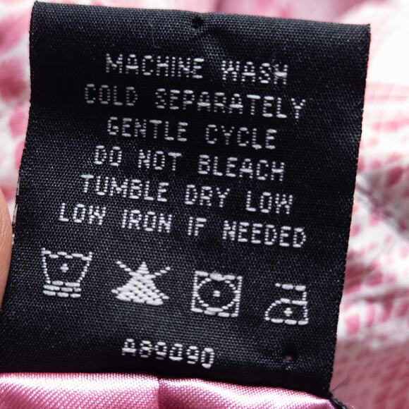 Dennis Basso Pink Zip Jacket Textured Satin Plus Size 1X Barbiecore - Picture 8 of 9